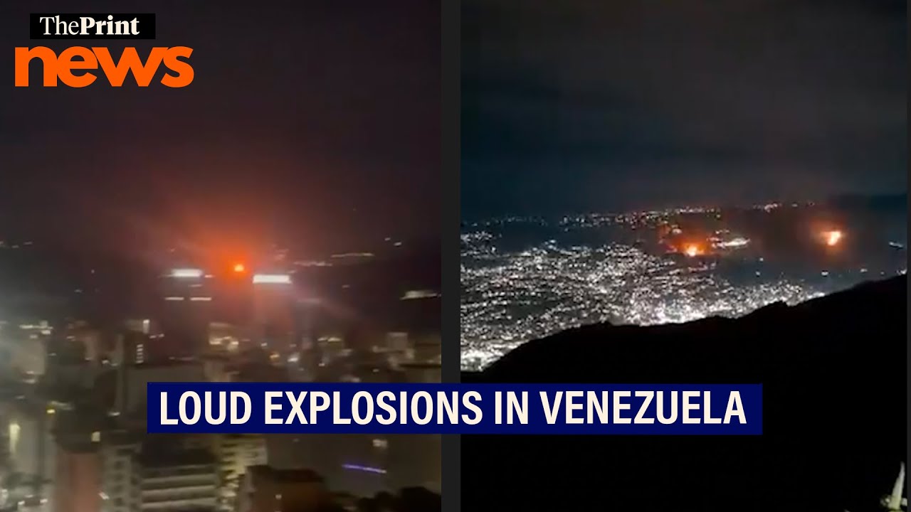 Multiple explosions in Venezuela’s capital Caracas