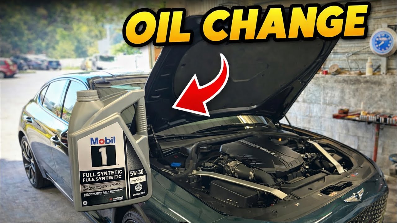 2022 Genesis G70 Oil Change(3.3t engine) 