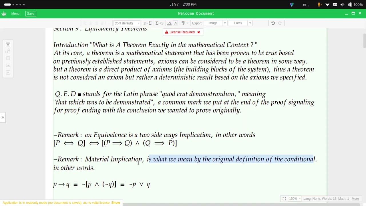 Abstract Algebra #020 Equivalency Theorems Part 1 - نظريات التكافؤ الجزء الأول