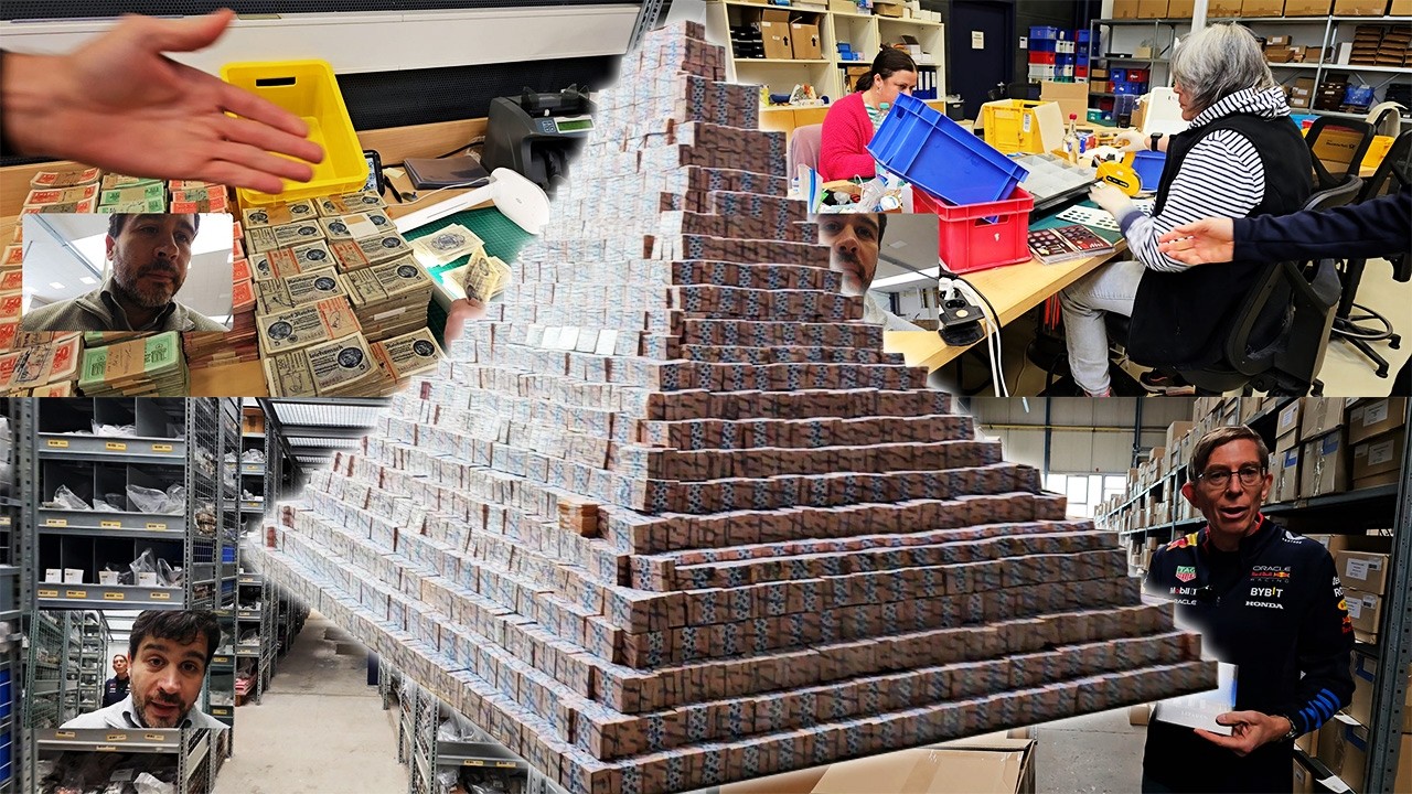 🤑 250 MILLONES DE MONEDAS Y BILLETES | Los almacenes de Mietens & Partners, con Ulf Mietens