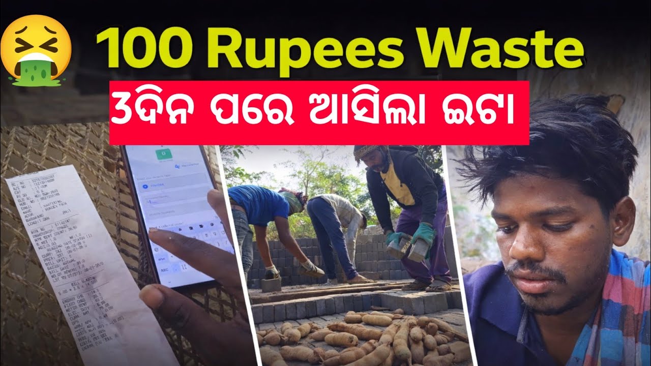 100 ଟଙ୍କା ବିଷ WASTE ହେଇଗଲା 🤬 / ତିନିଦିନ ପରେ ଆସିଲା ଇଟା 🧱 | Jata bhai vlogs 