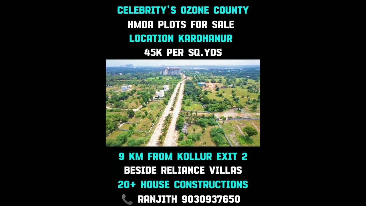 9030937650 - Celebrity's Ozone Villas | Kardhanur | Hmda Resale Plots For Sale