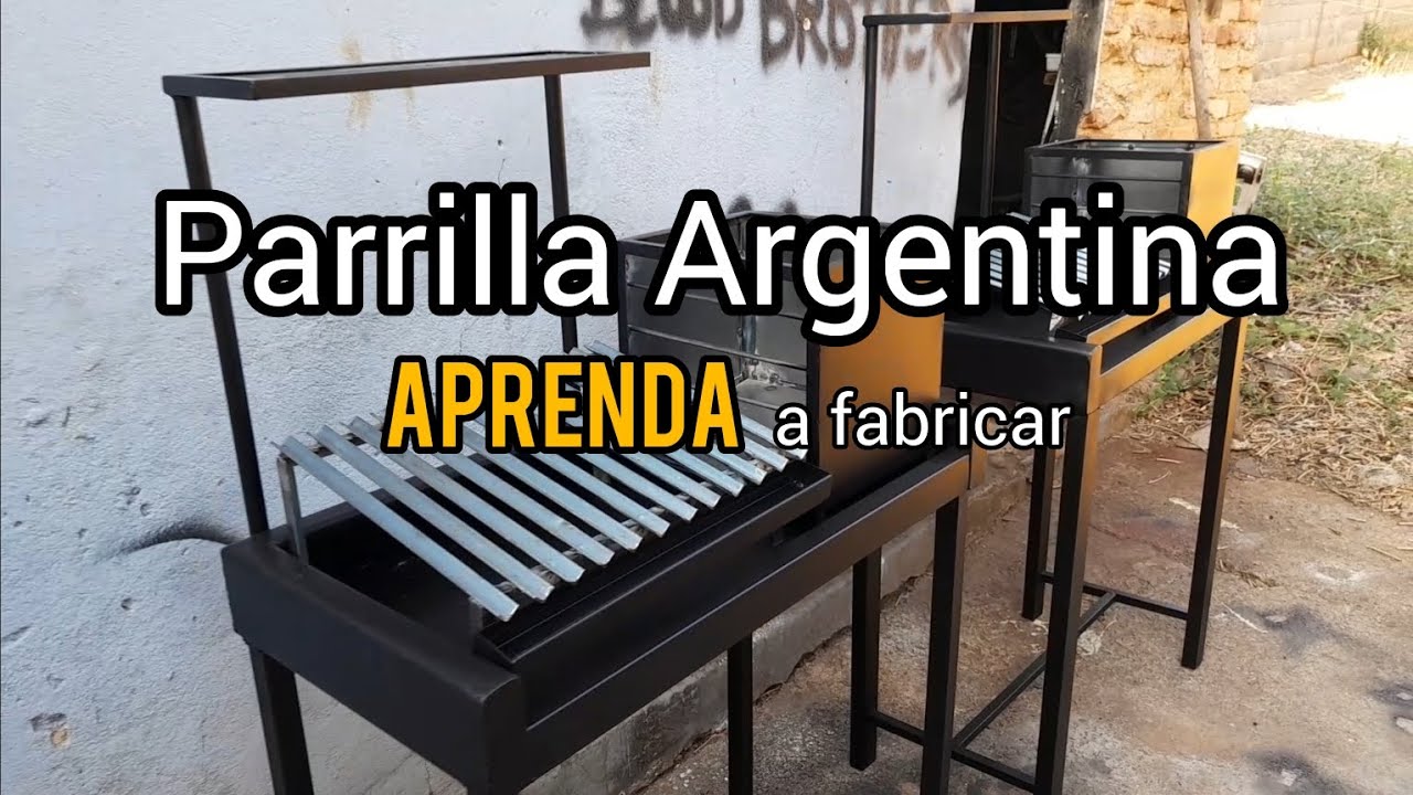 APRENDA A FABRICAR CHURRASQUEIRA PARRILLA ARGENTINA 🇦🇷
