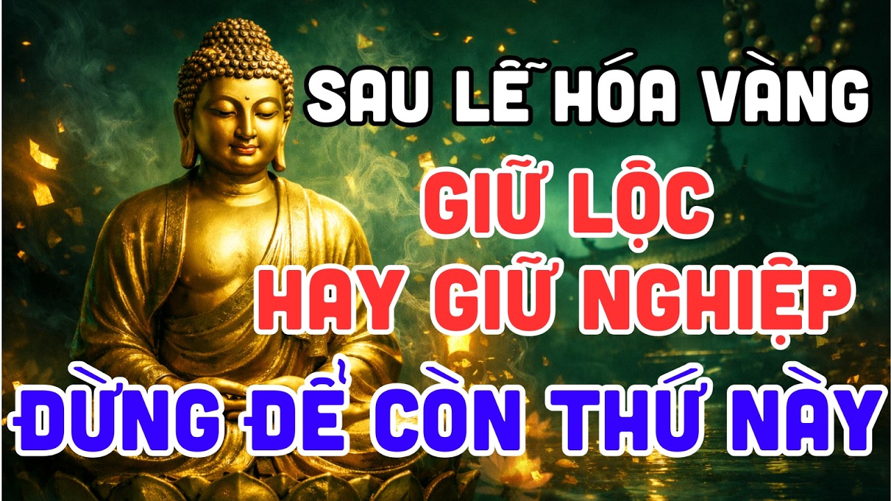 Sau Lễ Hóa Vàng 2026: 90% Gia Đình Đang Vô Tình TỰ KHÓA TÀI LỘC Vì Những Thứ Còn Lại Trên Bàn Thờ