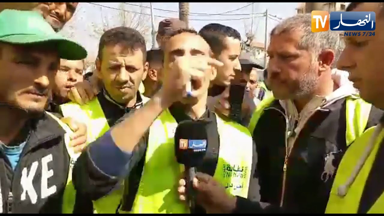 شاهد .. صرخة وتألم عامل نظافة الى والي ولاية البليدة