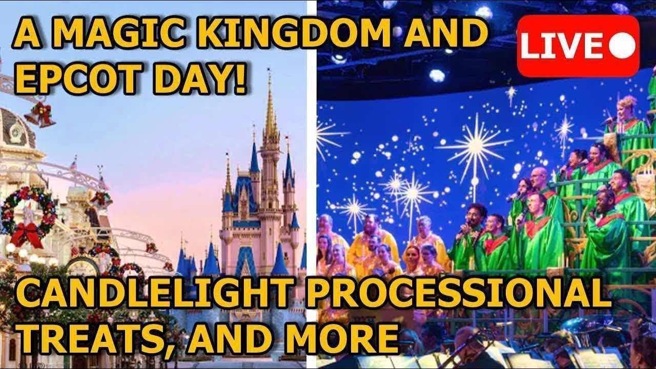Epcot Festival of The Holidays, Brendan Frasier Candlelight Processional! 12/21/25🎄❄️