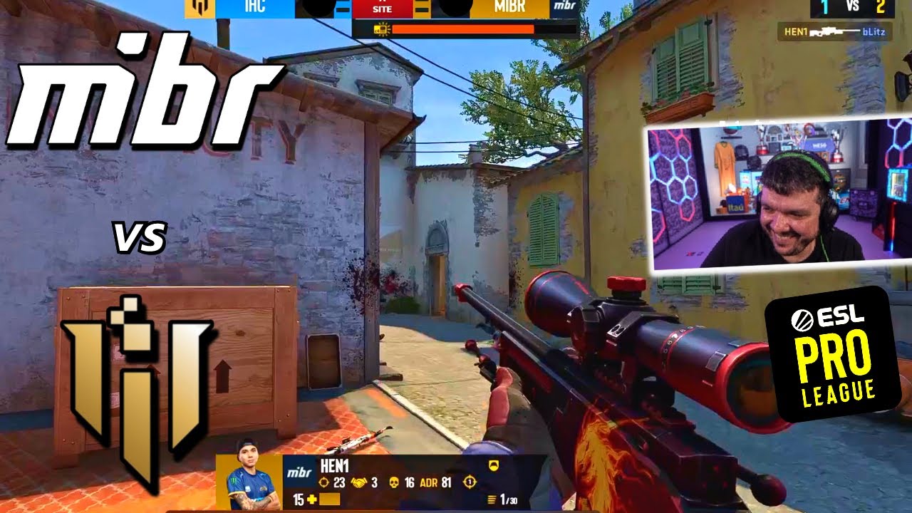 MiBR vs IHC - ESL Pro League - MD3 (MAPA 1 COMPLETO) - GAULES LIMINHA E APOKÃO