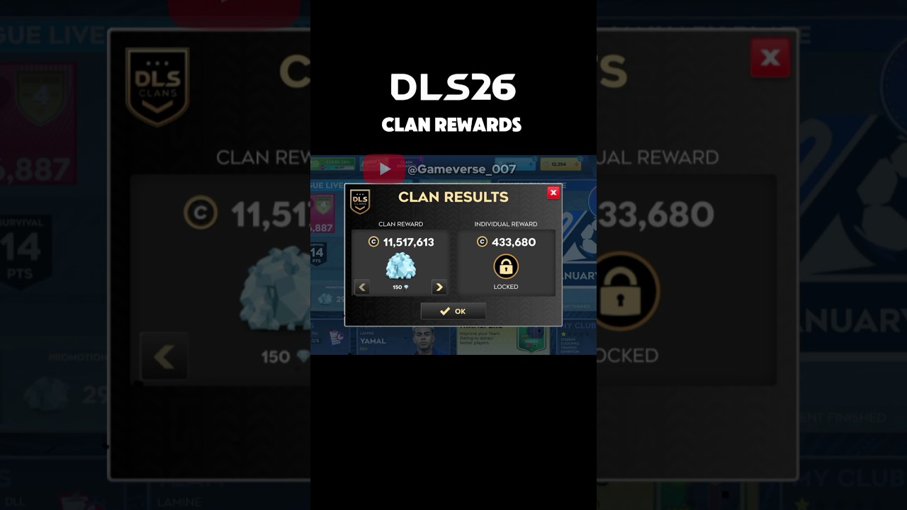 DLS 26 Clan Rewards 🔥