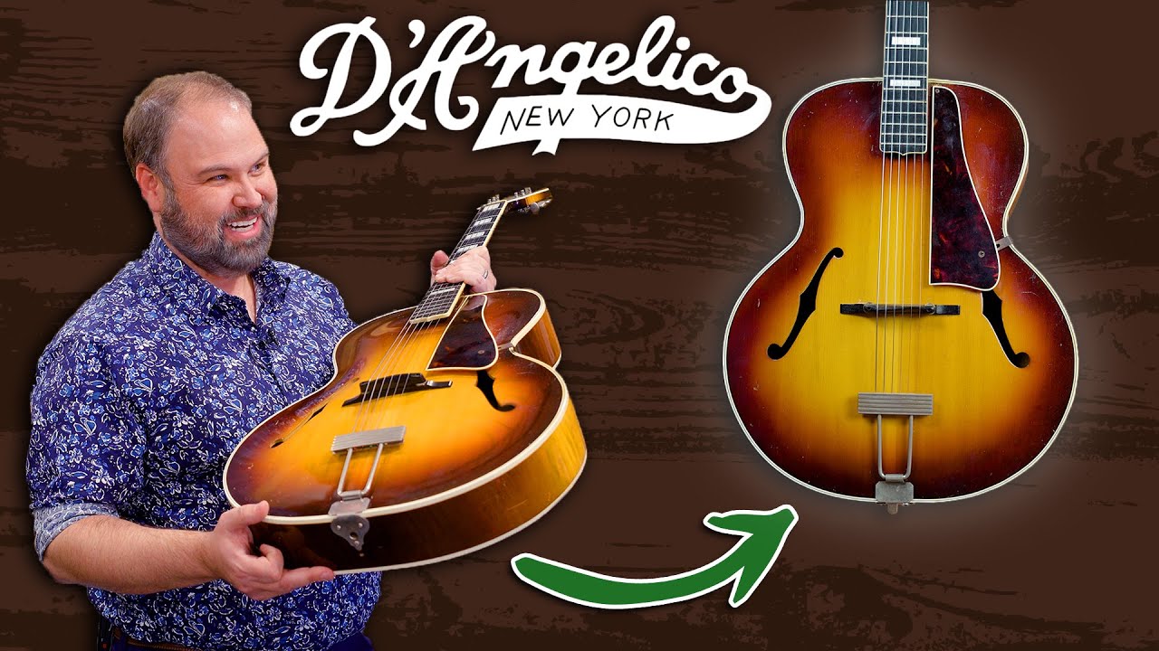 Exploring a Vintage Treasure: 1940 D'Angelico Archtop with Luthier Pete Buncher