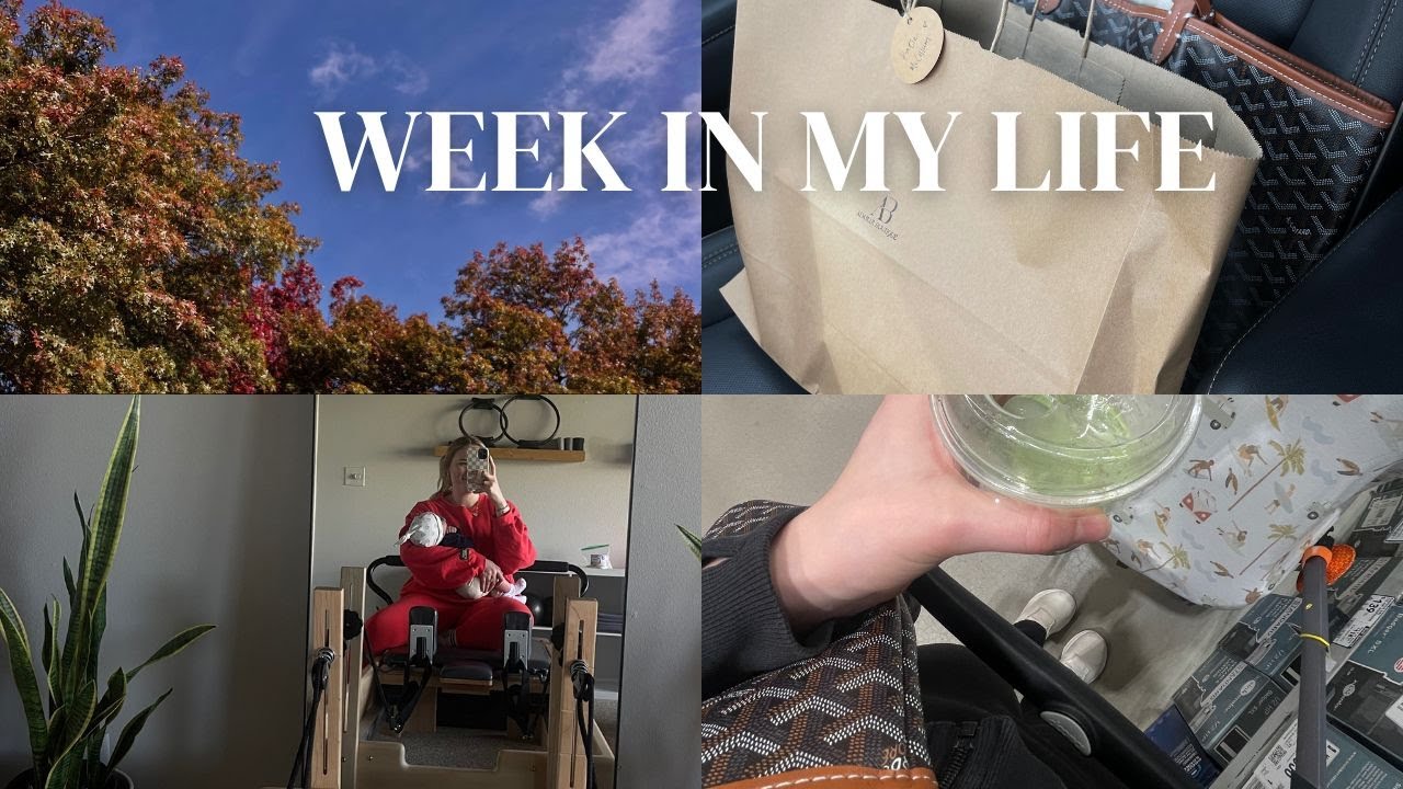 vlog: 7 weeks postpartum, first postnatal Pilates reformer workout, & dealing with mom guilt