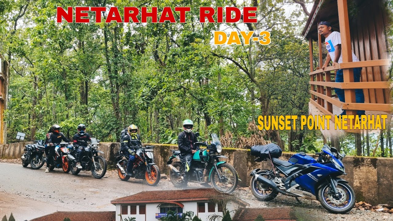 NETARHAT SUNSET POINT |Netarhat school | Rourkela to Netarhat Ride |Day-3| home coming