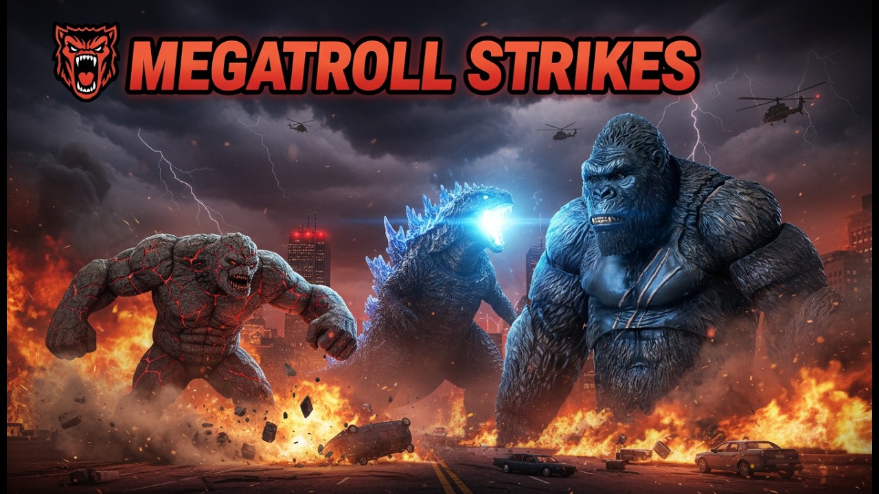 EMERGENCY ALERT: Megatroll Attacks – Godzilla Deploys in Real-Time Crisis!