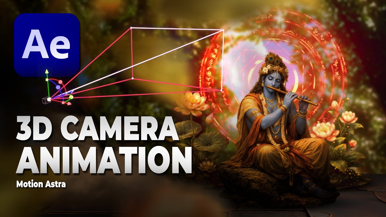 How I Turned a Simple Image Into a Cinematic 3D Scene in After Effects | In Hindi (Step-by-Step)