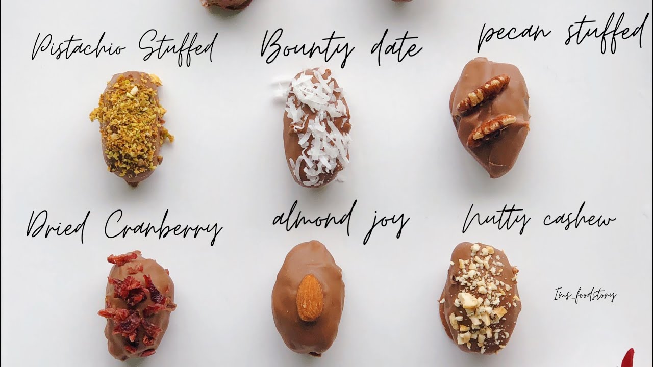 Stuffed Chocolate Covered Dates