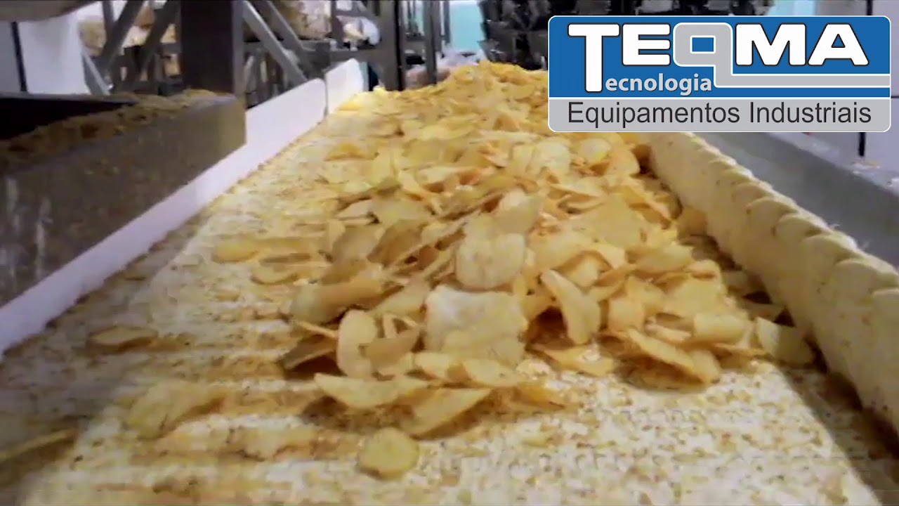 Máquinas para produção de Batatas Chips e Palha - Teqma