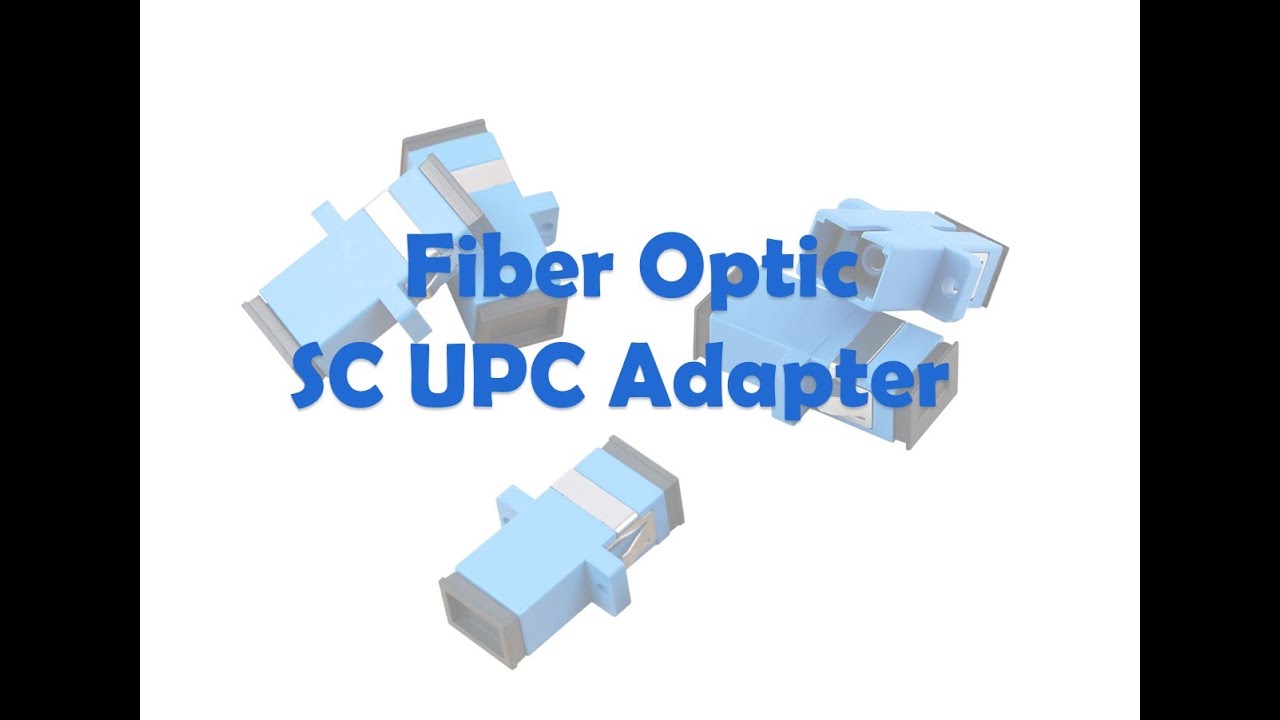 SC UPC adapter fiber optic connector single mode