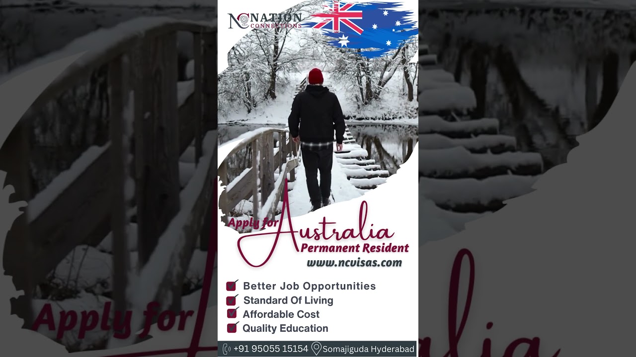 Apply for Australia Permanent Resident | www.ncvisas.com | #australiapr #visaservice #prvisa #visa