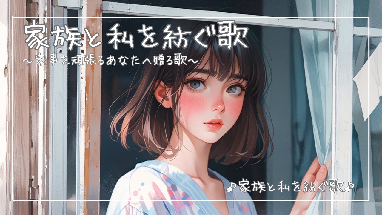 【邦楽】家族と私を紡ぐ歌｜女性ボーカル｜バラード｜紡ぐ