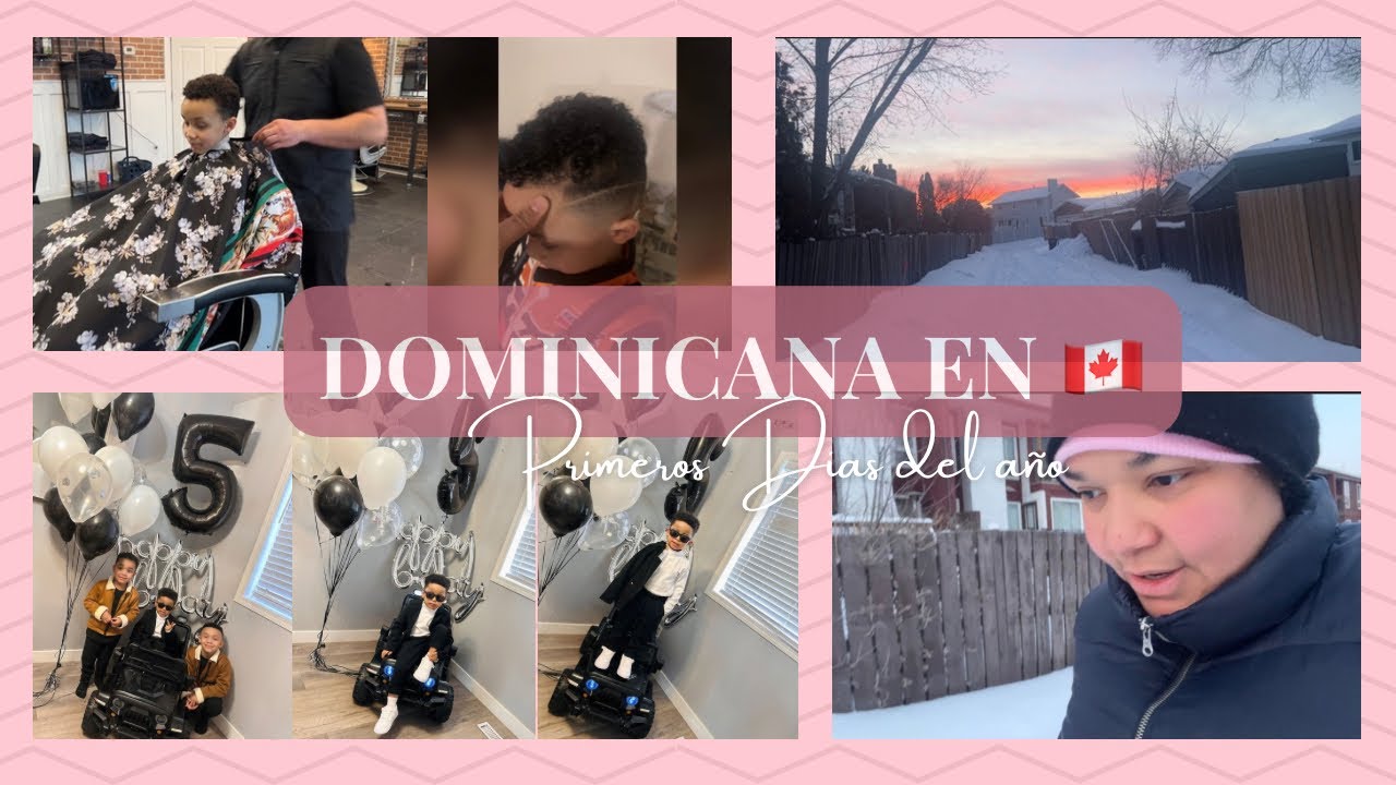 Barbería en Canadá, Sus primeras fotos de la escuela ❤️ Fotos de cumple de Liam/ Invierno en Canadá 