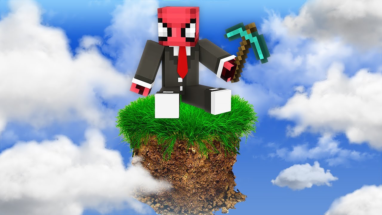 GERÇEKÇİ TEK BLOK - Minecraft