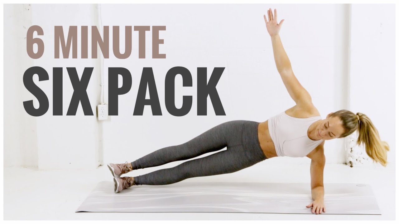Six Minute Six Pack Workout // No Equipment Ab Burner!!