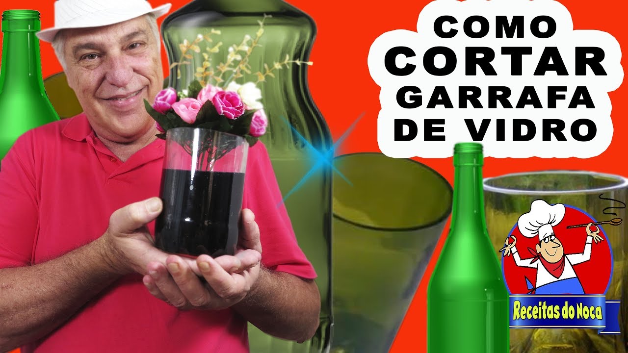 Como CORTAR GARRAFA DE VIDRO fácil e rápido