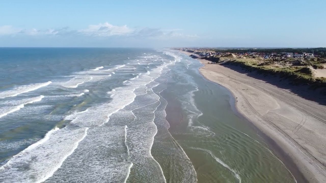 La côte Picarde - La Plage de Fort Mahon /// Drone DJI Mavic Mini (HD)