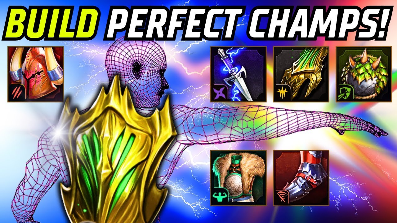 ULTIMATE GUIDE TO BUILD PERFECT CHAMPS FOR ALL CONTENT! | RAID: SHADOW LEGENDS