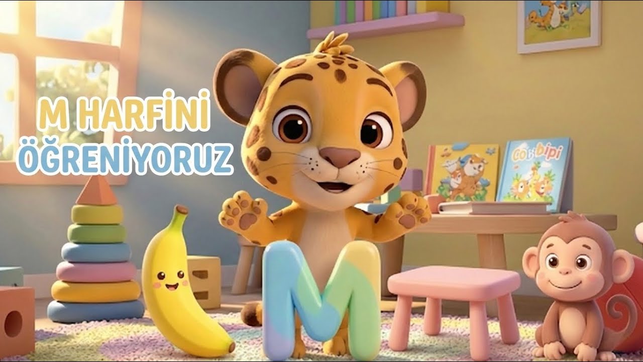 M Harfini Öğreniyoruz! 📚| Parstiko ile A’dan Z’ye Çocuk Şarkıları | Okul Öncesi 🎶