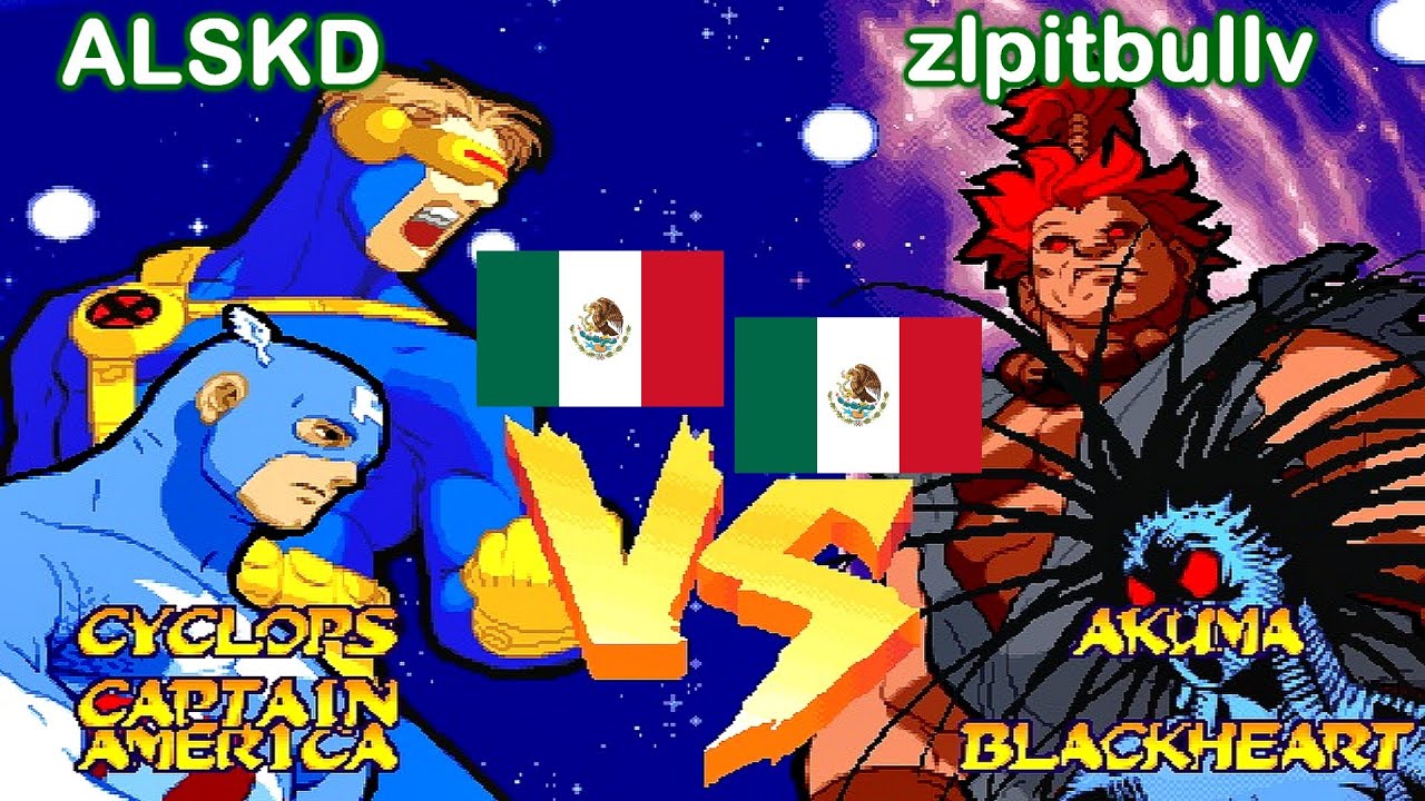 Marvel Super Heroes Vs. Street Fighter - ALSKD vs zlpitbullv