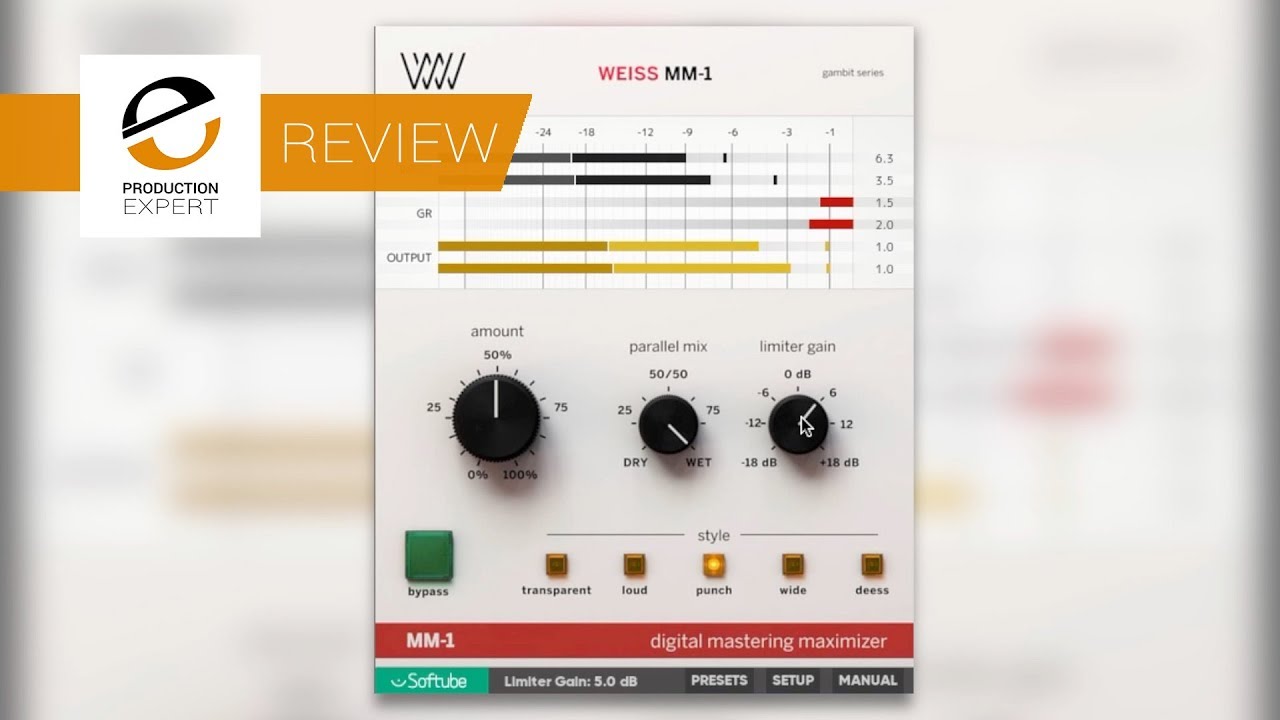 Review - Softube Weiss MM-1 Mastering Maximizer Plug-in
