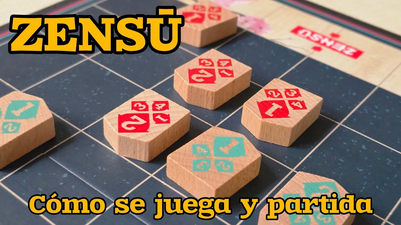ZENSŪ - Juego de mesa abstracto para dos jugadores - Tutorial y partida 