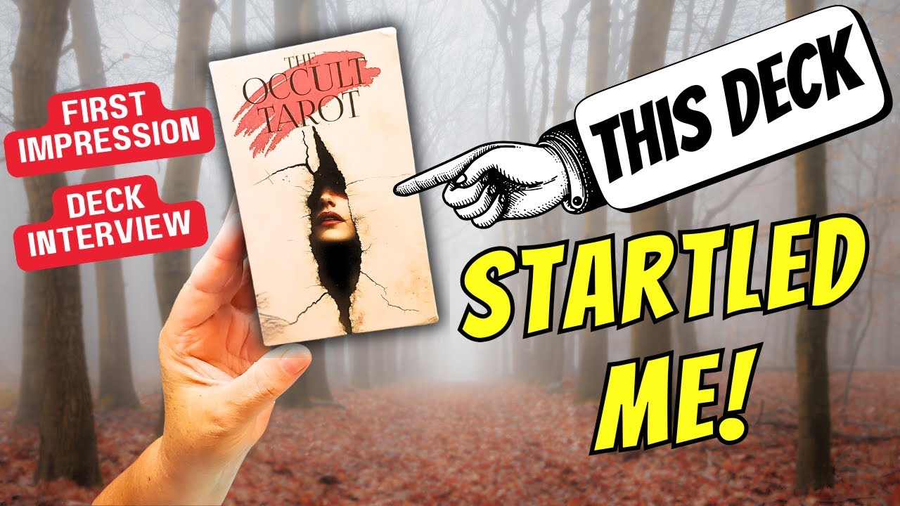 This Deck Interview Startled Me! - The Occult Tarot: A First Impressions Interview #tarot
