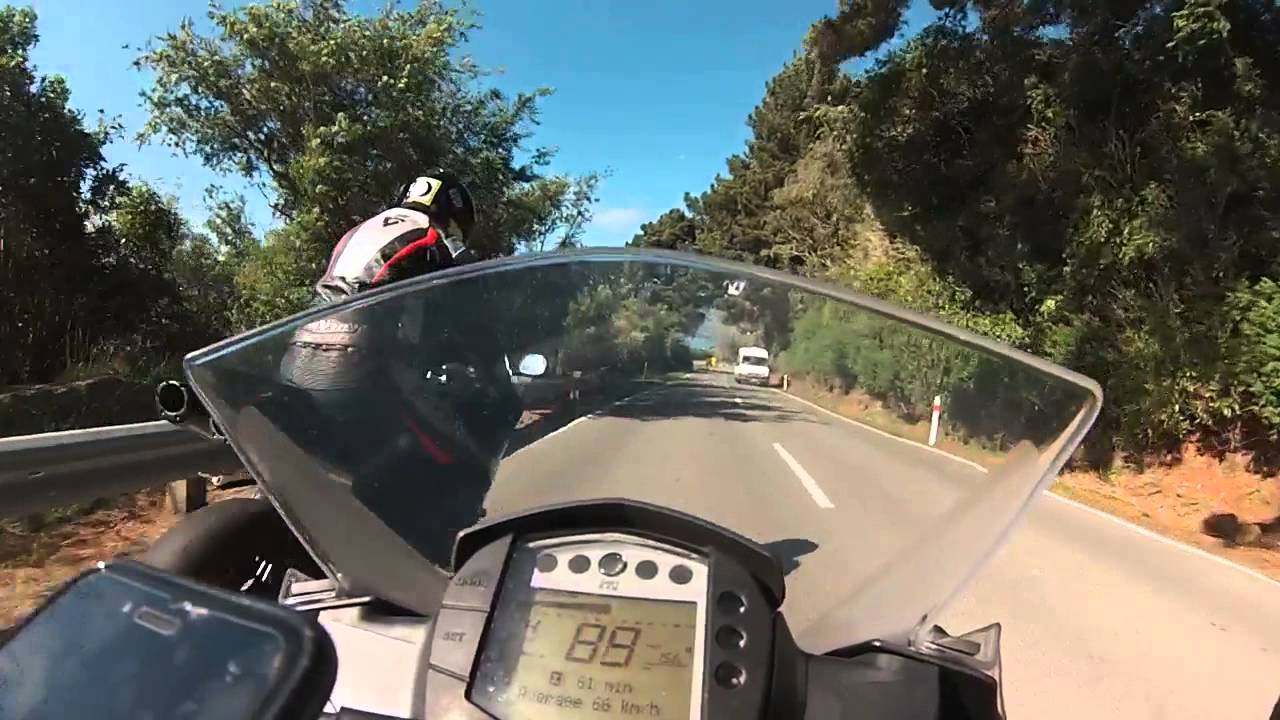 RC390 taking on some bigger bikes.