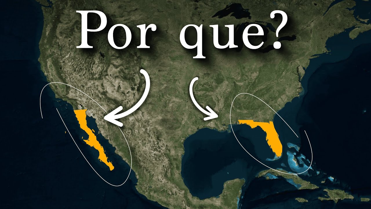 Por que Existem duas Penínsulas Iguais na América do Norte?