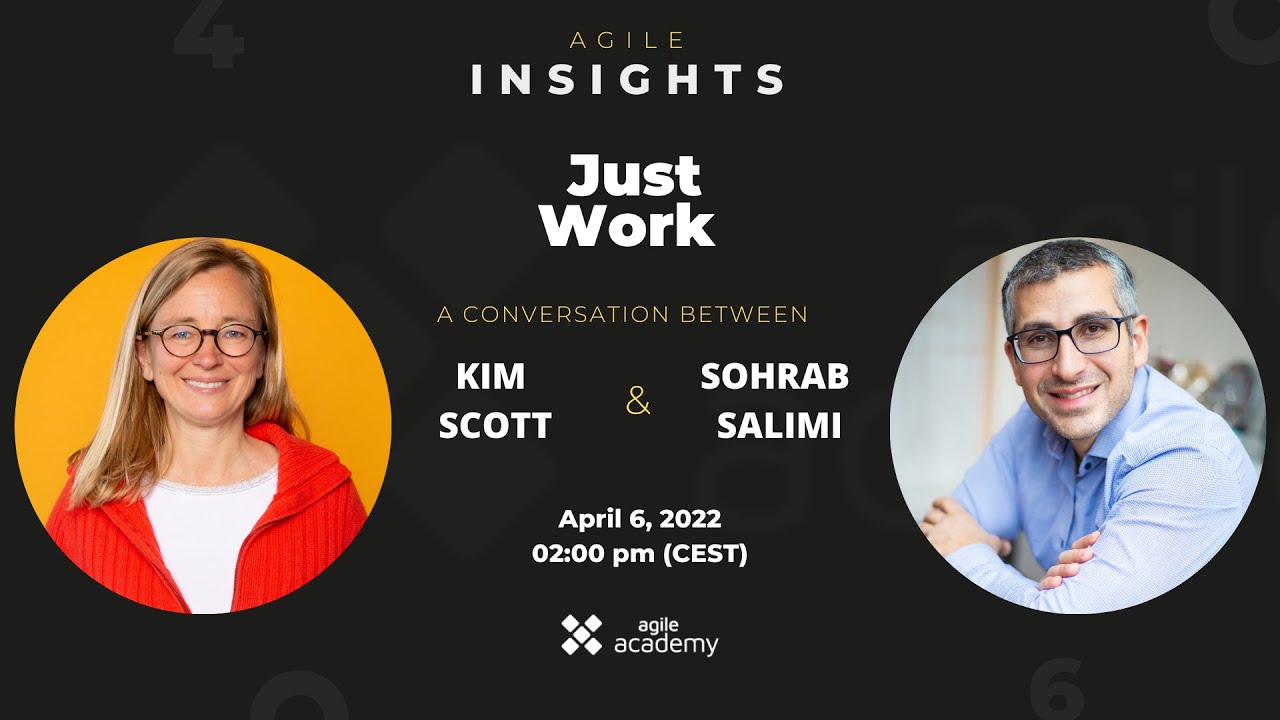 Just Work - Kim Scott in conversation with Sohrab Salimi