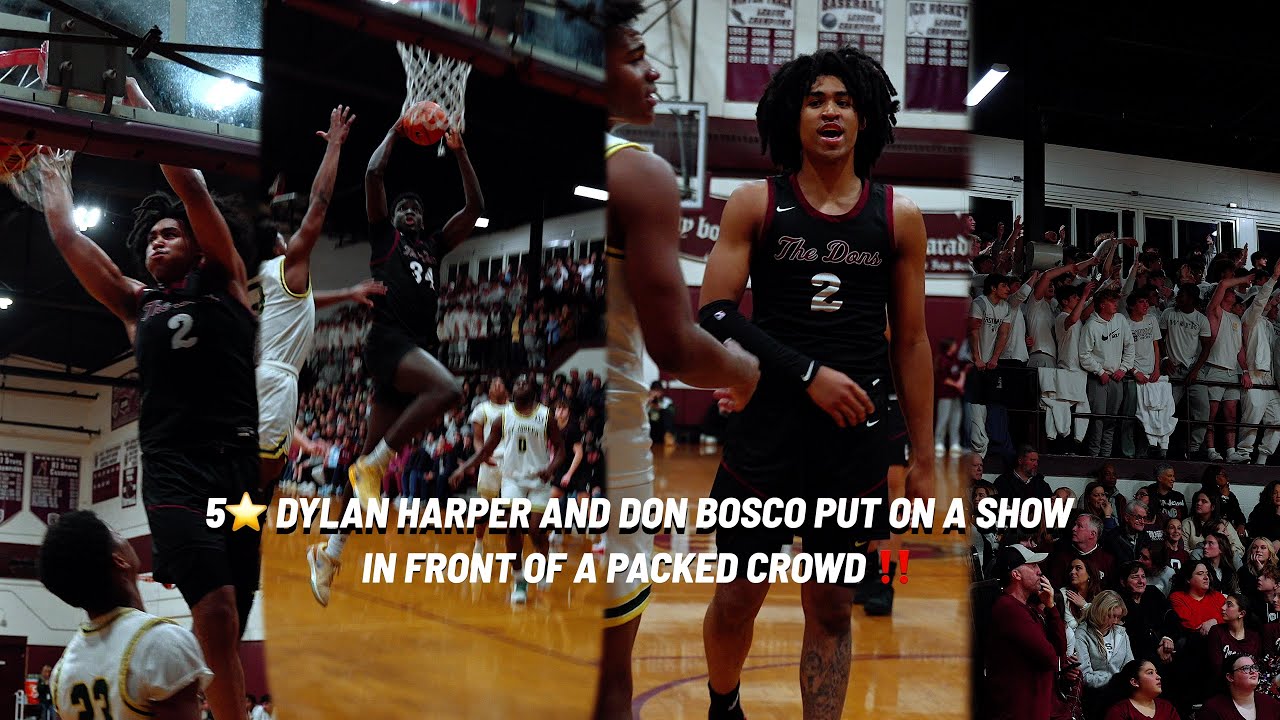 5 ⭐️s Dylan Harper and 7 Foot Keiner Asprilla GO OFF ‼️Don Bosco Puts On A Clinic vs Saint Joes