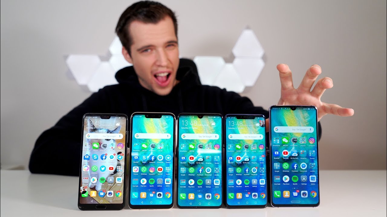 Huawei Mate 20 X vs Mate 20 Pro vs Mate 20 vs Mate 20 lite - Comparison Review !
