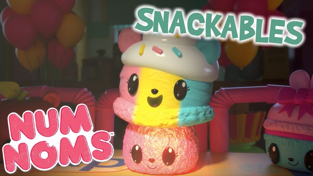 Num Noms | Trio Scoop Goes To The Circus | Snackables Cartoon Webisode | Season 3 Episode 3