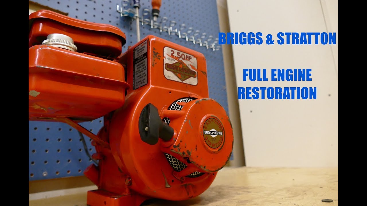 Briggs & Stratton 2.50HP full restoration Pt. 1 || inspection, cleaning
