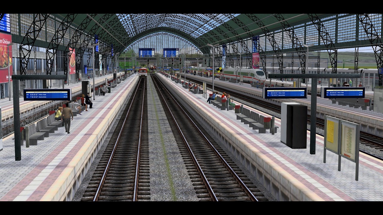 Sonntags #Frühstücksstream mit #EEP18 - der Bahnof !!!!