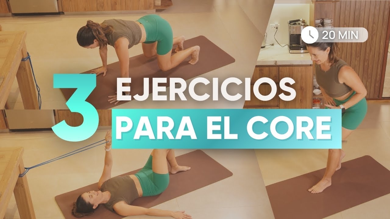 3 ejercicios para un CORE Fuerte que cuida tu COLUMNA | ✔︎ Osteoporosis ✔︎ Artrosis ✔︎ Discopatías