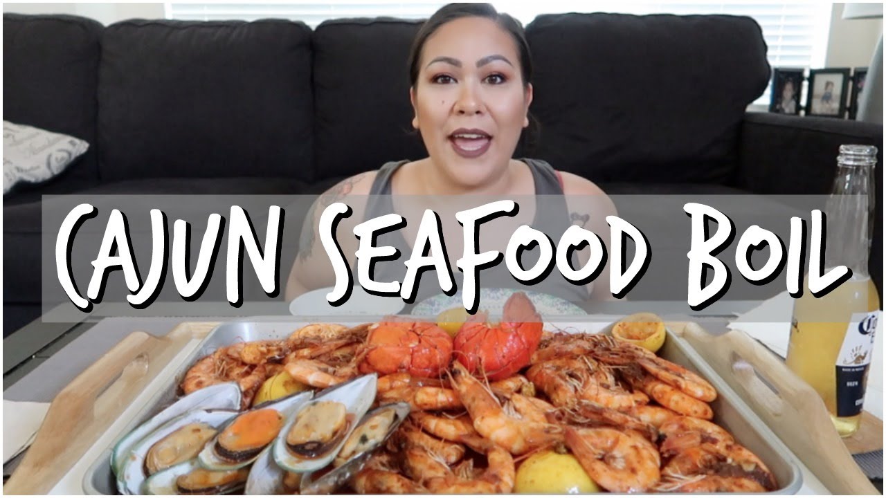CAJUN SEAFOOD BOIL MUKBANG (EATING SHOW)