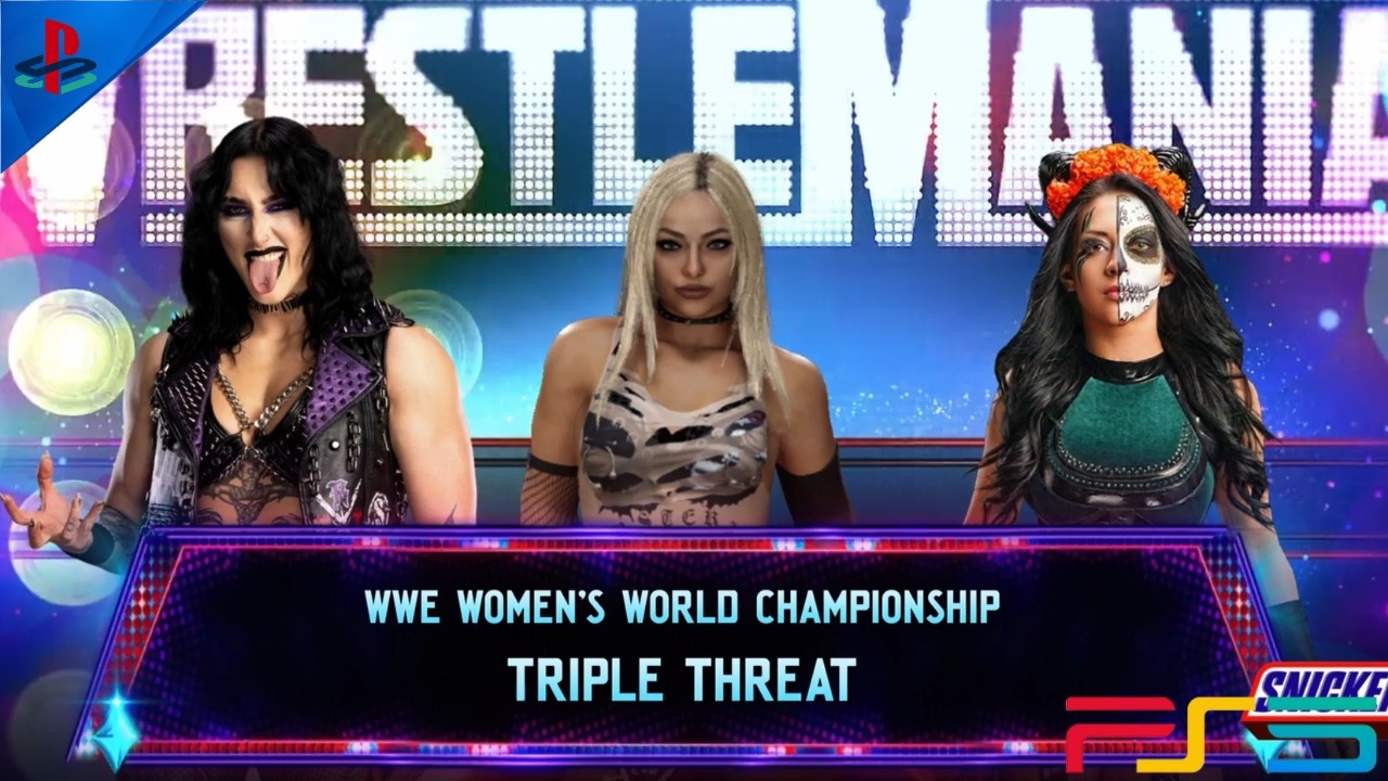 Liv Morgan Vs Rhea Ripley Vs  Stephanie Vaquer -  WWE Womens World Championship Match ll WWE2k26