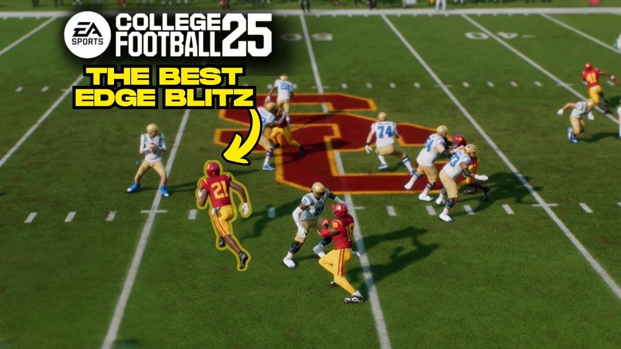 The Fastest & Best Edge Blitz In EA College Football 25 425 Defense