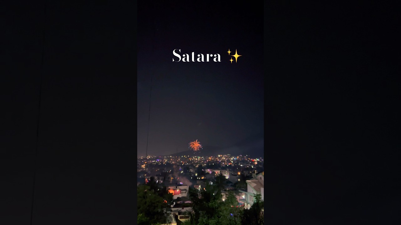 Satara city Diwali Celebrations 🎉✨🤩 #travel #shorts #youtubeshorts