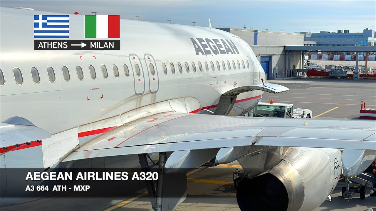 NOT A NEO, BUT STILL A GOOD PRODUCT! | Aegean Airlines A320 | Athens ✈ Milan MXP | Economy