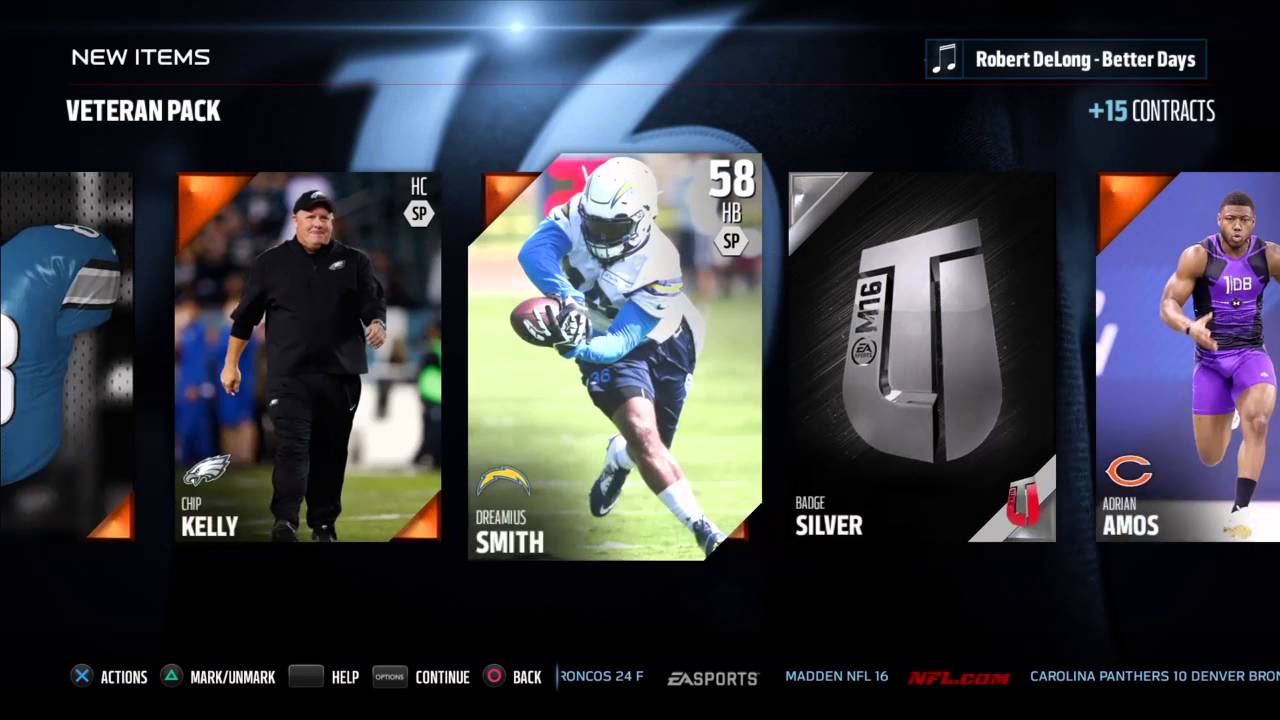 Madden 16 NFL Journey III: 