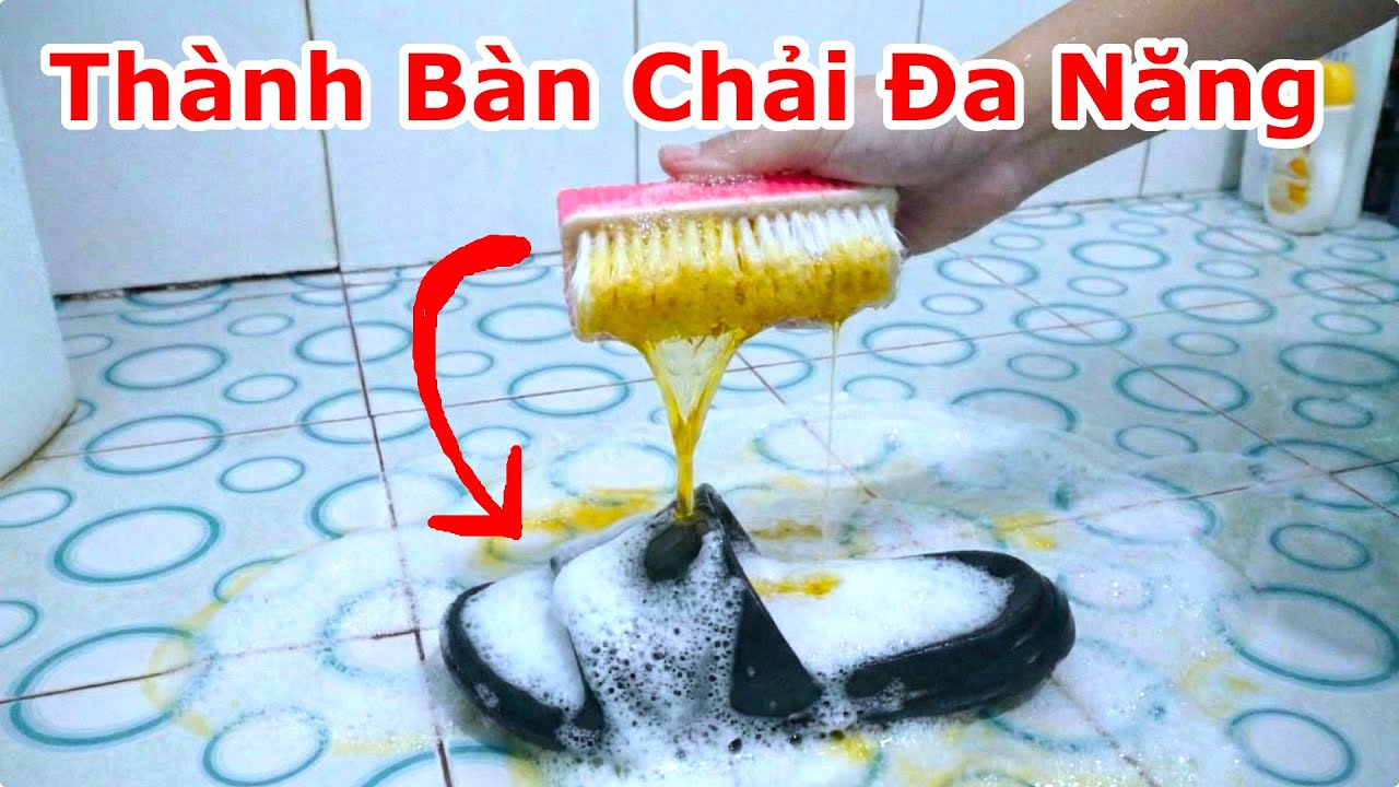 Chỉ Cần 1 Thay Đổi Nhỏ ! Từ 1 Bàn Chải Vô Dụng Thành Bàn Chai Đa Năng/ Chế Bàn Chải Tích Hợp Xà Bông