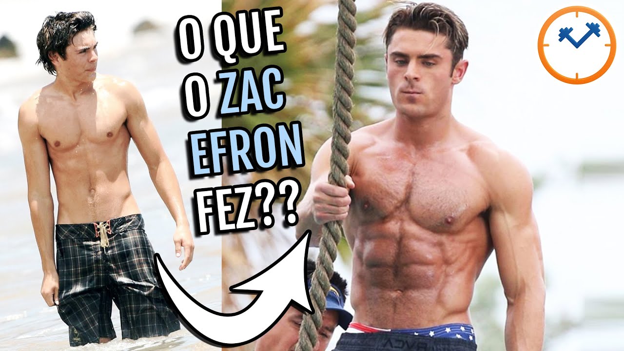 A ROTINA de TREINO do ZAC EFRON para Baywatch | Saúde na Rotina